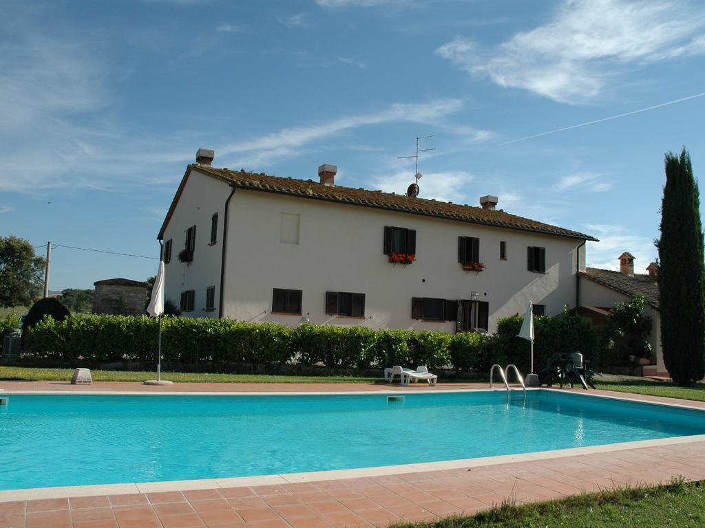Spacious Farmhouse In Pienza With Swimming Pool Apartment Contignano Bagian luar foto
